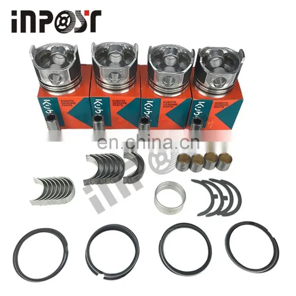 V1505 New Overhaul Rebuild Kit for Kubota Engine Bobcat photo-2