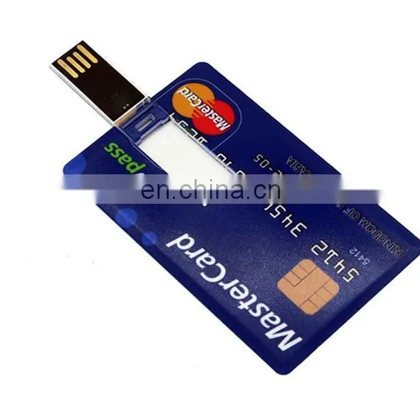 2GB 8GB 16GB 32GB Wafer Music Business Card USB Flash Drive Credit Card USB With Colorful Logo Print photo-5