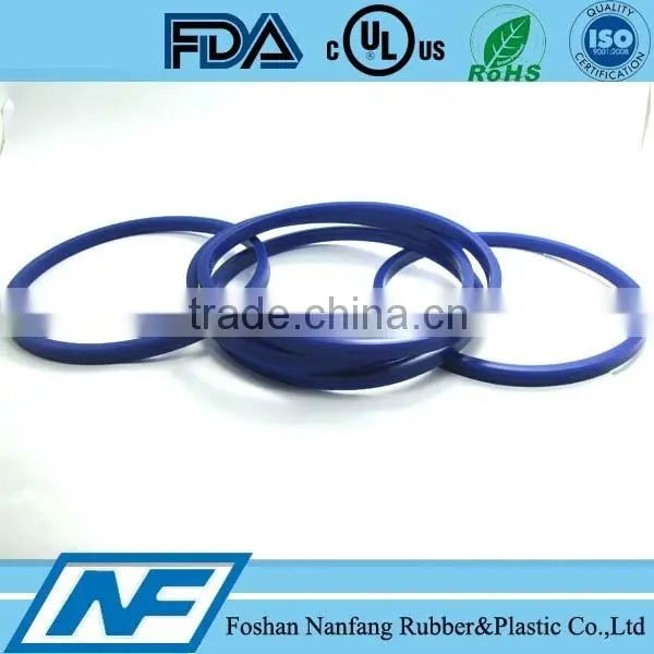 Silicone Heat Round Flat Rubber Gasket photo-6