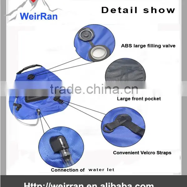 (7300) 20L Easy-heated Outdoor Camping PVC Solar Shower Outdoor photo-3