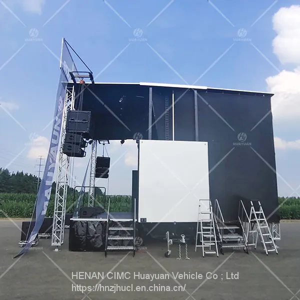 HY-ST315 Outdoor Towable Stage Trailer Used for Live Events photo-3