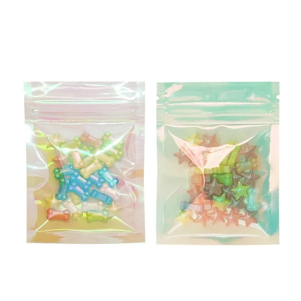 Custom Design Logo Clear Plastic Zipper Blank Cosmetic Bags For Cosmetics Earrings Jewelry photo-3