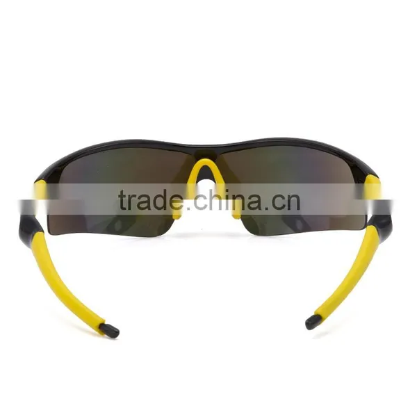 Popular Fashional Shiny Black Revo Lens Anti Slip Riding Sunglasses photo-6