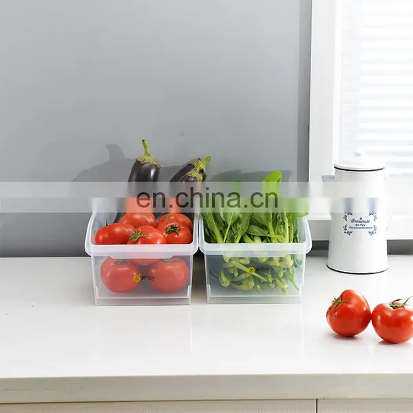 Good Price Kitchen Rectangular Plastic Refrigerator Storage Box photo-3