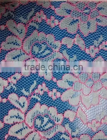 Nylon/Polyester Tricot Knitting Lace Fabrics LZ-0267 photo-2
