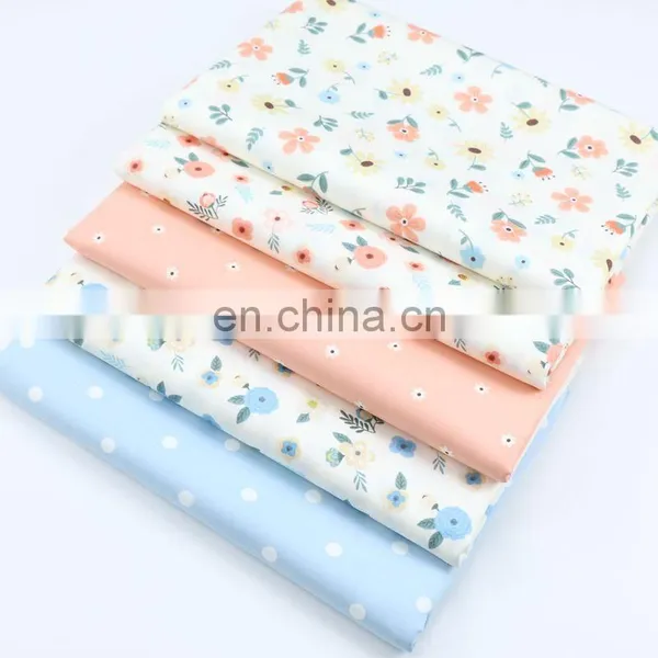 Class Long Plush Cotton Pure Rural Beautiful Environmental Friendly Cloth Small Floral Print Baby Fabric photo-3