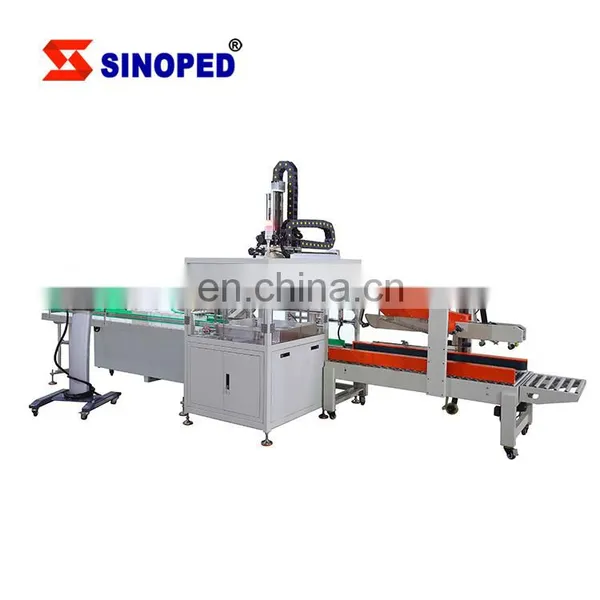 Beverage Bottles Cans Packaging Equipment Bottle Box Case Erector Packer Pick Up Place Type Carton Packing Machine photo-2