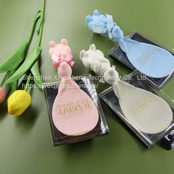 New Arrival High Quality Silicone Food Grade Kitchen Cooking Item Rice Paddle Scoop Utensils Rice Spoon photo-5