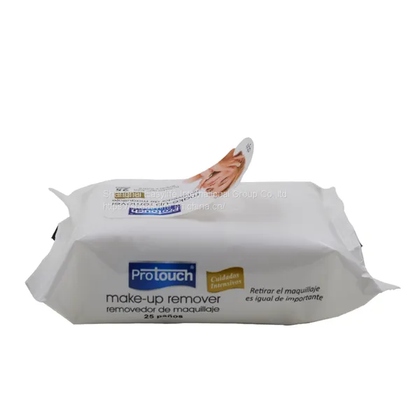 OEM 25pcs Female Makeup Remover Wet Wipe Biodegradable Wet Tissue Deep Cleansing Wet Towel OEM photo-3