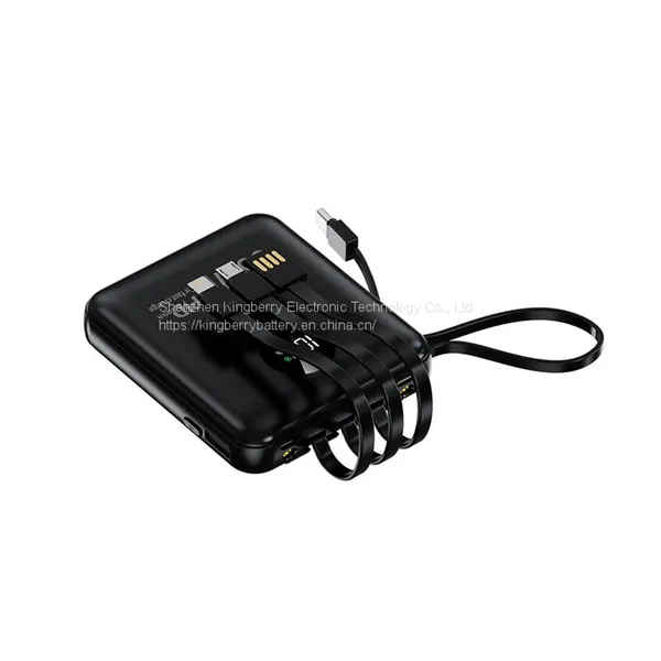 The New Fast Wireless Charging Power Bank With Cable 10000mah Large Capacity Mobile Power Supply photo-4