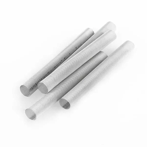 Customized Round Shape 304 Stainless Steel Woven Wire Mesh Screen Filter Cylinder Pipe For Liquid Filtration