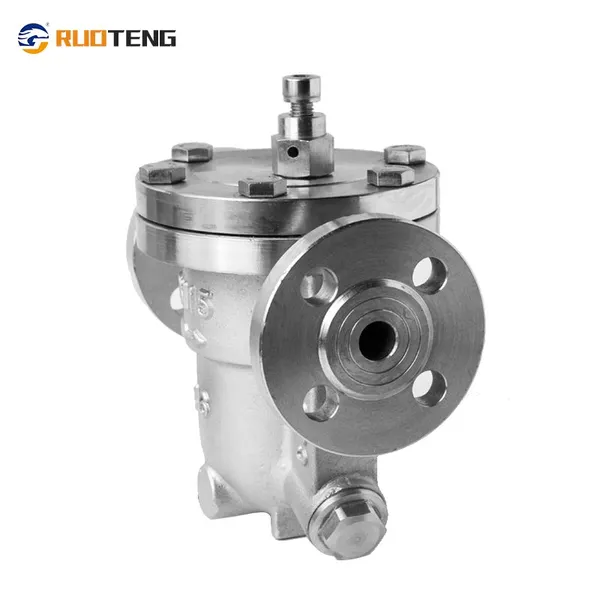 [Ruoteng] Stainless Steel CF8 Flanged Steam Trap Free Float Ball Condensate Bucket Steam Trap photo-4