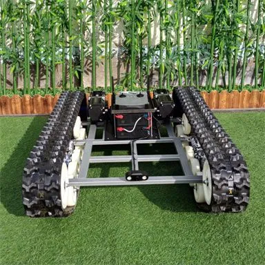 Shock-absorbing Suspension Remote Control Tank Robot Chassis (RTC300) photo-3