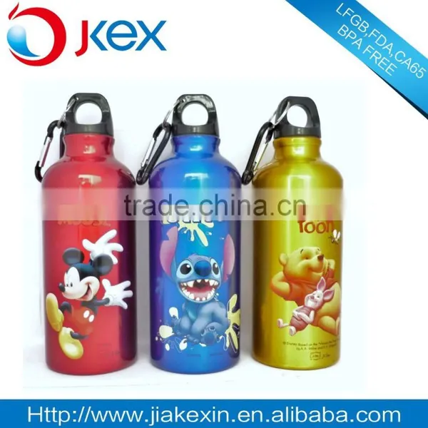 Aluminum Sport Water Bottle With Carabiner Hook photo-2
