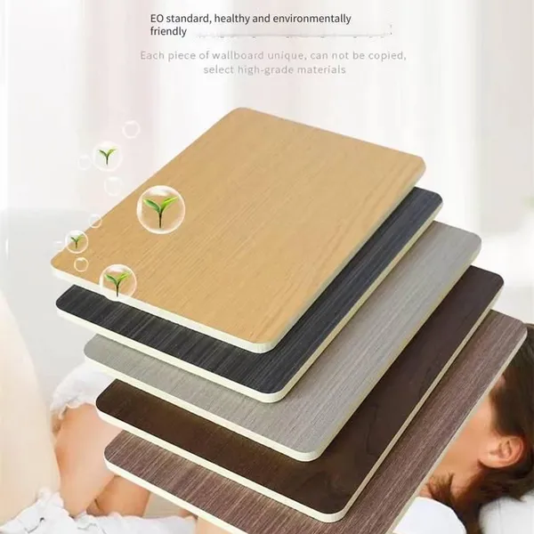 Xindishu Bamboo and Wood Fiber Solid Wall Panel, 8mm Thick, 1.22m Wide, Environmentally Friendly and Flame-retardant Wall Panel photo-4