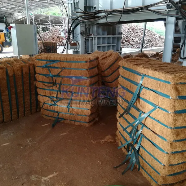 Hydraulic Coconut Fiber Baler Machine Hemp Fiber Pineapple Leaf Fiber Compactor Machine photo-3