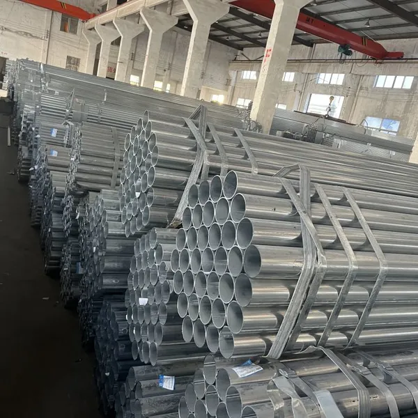 Construction Structural Fabrication High Toughness Galvanized Steel Pipe photo-2