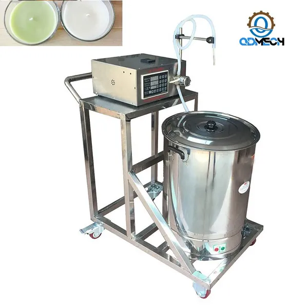 MO-Qdmdch Portable Candle Wax BZ004 Filling Machine With Mobile Wheels Heating Function Quantitative Wax Pouring Machine for Small Business photo-3