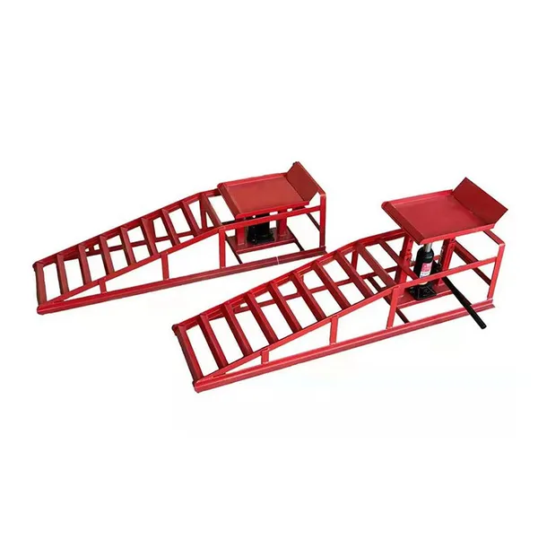 2 Pack 5 Ton Car Truck Service Ramp Lift Car Jack Hydraulic Elevator Red