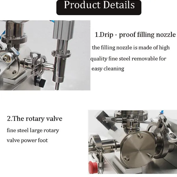 MO-Qdmdch High Accuracy Paste Filler With Agitator for Commercial Food Sauce Jam Cosmetic Cream BZ010 Filling Machine photo-4