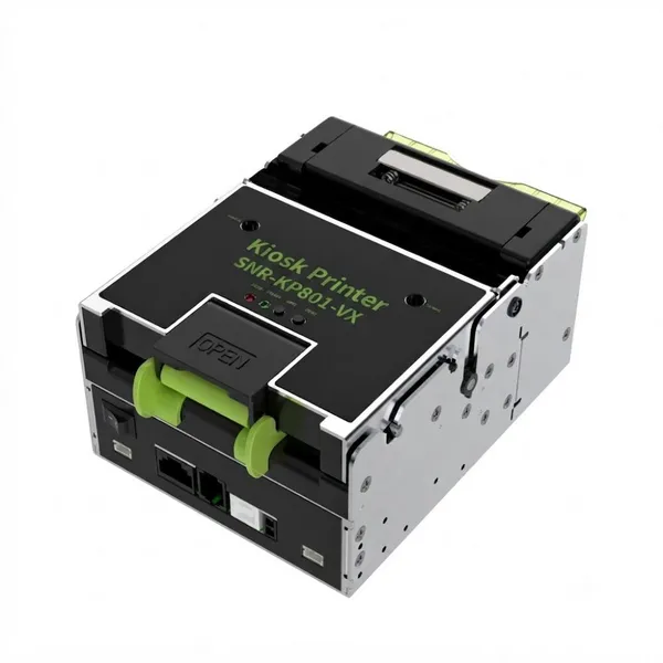 80mm Heavy Duty Kiosk Thermal Printer for Ticket Boarding Pass Folded Paper Printing photo-3