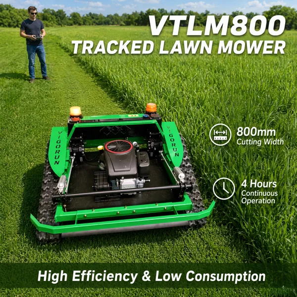 Vigorun Tech Remote Control Slope Lawn Mower Automatic Grass Cutter Cordless Mower for Hillside and Rough Terrain photo-2