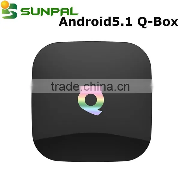 New Model Android Quad Core tv Box 4k Android 5.1 OS Amlogic S905 Gigabit 2GB 16GB Internet tv Set Top Box Q-Box Kodi 16.0
