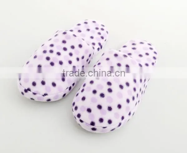 Dot Pattern Cute Teenagers Girls Bedroom Slippers Autumn and Winter to Keep Warm Slippers photo-5