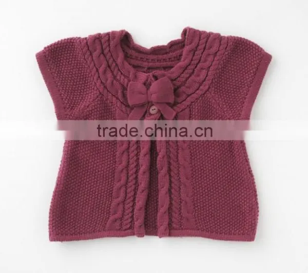 Japanese Wholesale Product High Quality Products Cute Kids Clothes Infant Baby Wear Knitted Cardigan for Girls photo-3