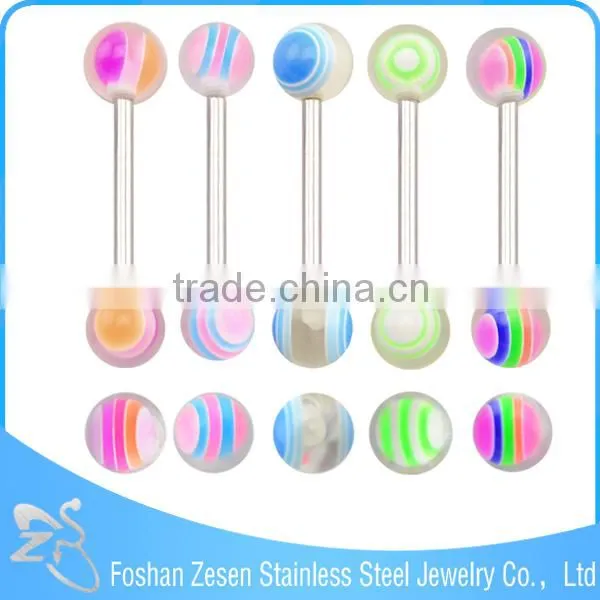 Competitive Price Surgical Steel Unique Star Printed Tongue Stretcher Piercing photo-3