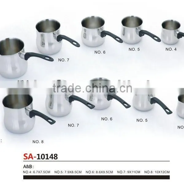 2015 New Products 18/8 High Quality Stainless Steel Coffee Pot With Bakelite Handle For Wholesale