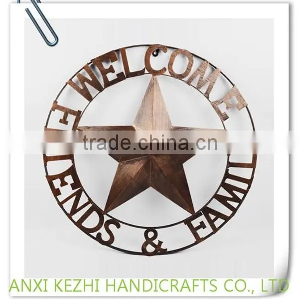 LC-78043 Wholesale Home Decorative Iron Metal Classical 3 Star Home Art Decor photo-2
