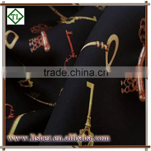 75D Polyester Sunflower Printed Interlock Knitting Fabric photo-3
