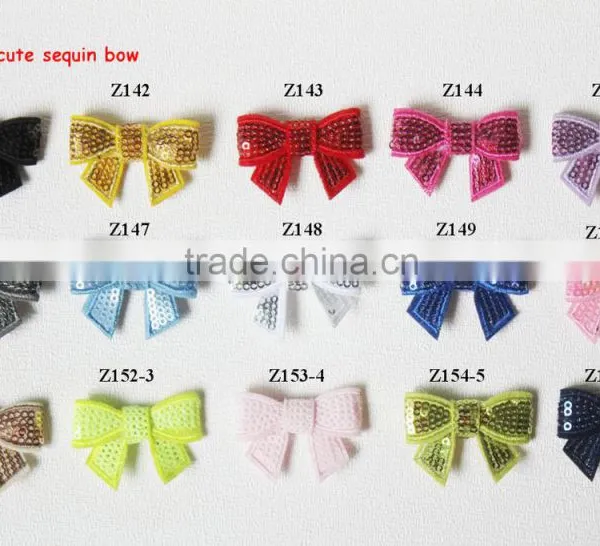 Unique 12cm Big Sequin Hair Bowknot Hair Decoration,girly Hair Bow Headband photo-6