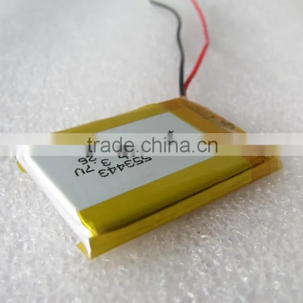 Rechargeable Lithium Polymer Battery 553443 950mAh 3.7V With PCM photo-4