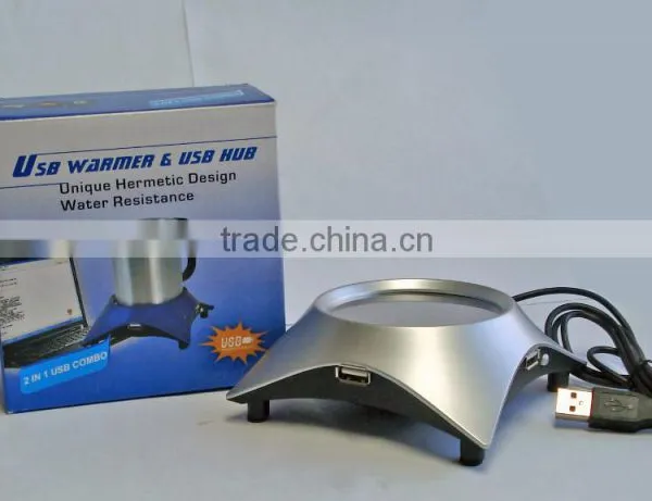 Wholesale USB Cup Warmer With 4 Port Hub photo-3