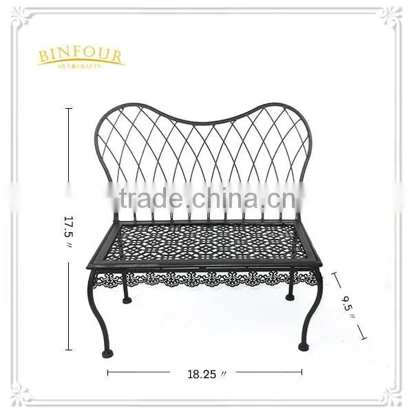 Metal Chair Shape Plant Stand photo-2