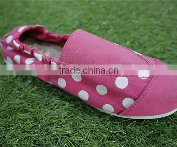 Dot Printing Fashion Women Men Canvas Shoes photo-2
