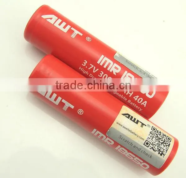 2016 e-cigarette vending machine AWT 18650 3000mAh 40A battery KN-Z4 e-cigarette vending machine