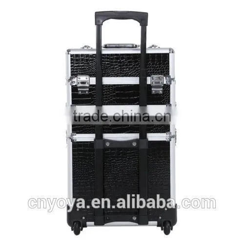 4 in 1 Aluminum Makeup Trolley Case photo-4
