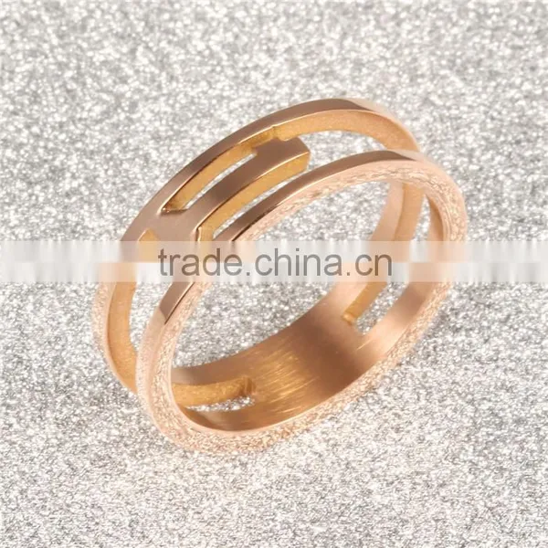 2016 Latest Fashion Ip Plated Gold Ring With Good Quality photo-4