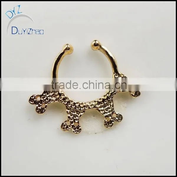 Fashion Unisex Fake Septum Clicker Body Non Piercing Jewelry photo-3