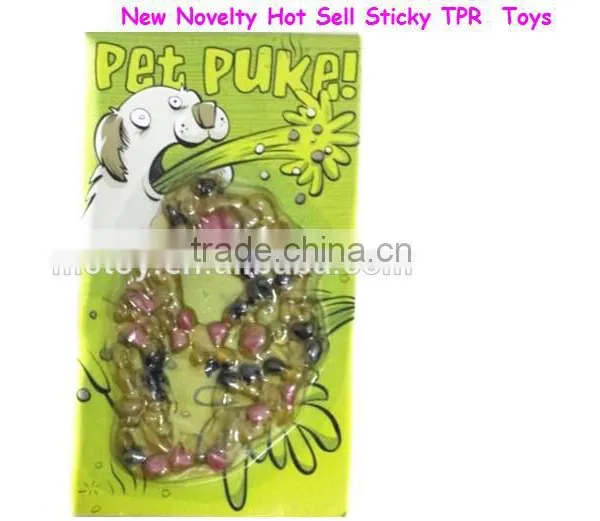 Fashional and Scary Pet Puke Toys ,Soft Rubber Puke, photo-2