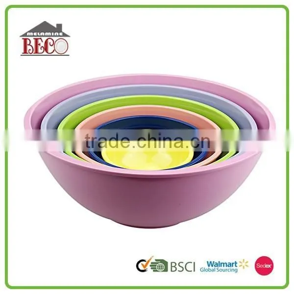 Various Style Melamine Two Tone Oval Shaped Dinner Plate photo-2