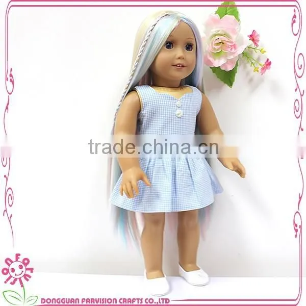 18" Fashion American Girl Doll Plastic Model Vinyl Baby Doll photo-5