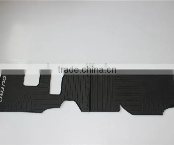 Custom Branded Logo Front & Rear Rubber Car Truck Floor Mat for Hino Dutro photo-3