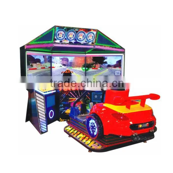 3 Screens Arcade Games Car Race Game Machine For Sale photo-2