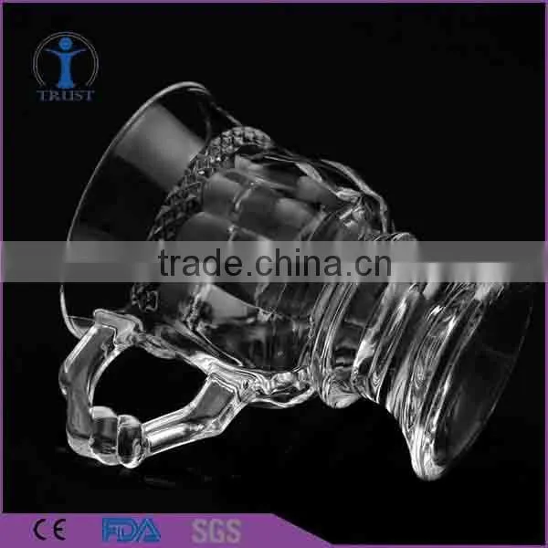 Creative Machine Made Cut Glass Cheap Coffee Mug photo-3