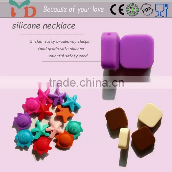 Baby Teething Beads/BPA Free Food Grade Silicone Teething Beads Silicone Baby Teething Beads photo-4