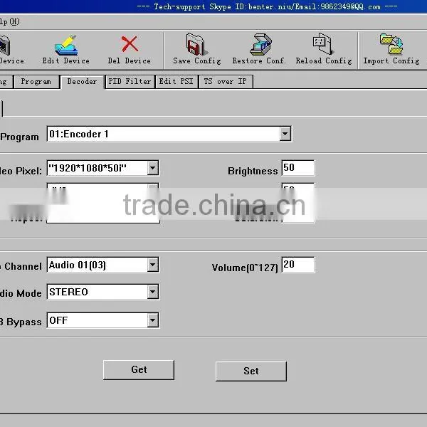 ip to Asi Decoder IP HD Decoder (DVB-S/S2+ASI+IP+2*CI In,AV+HDM I+SDI(1080i/720p/576i)+YPbPr+IP+ASI Out) photo-2